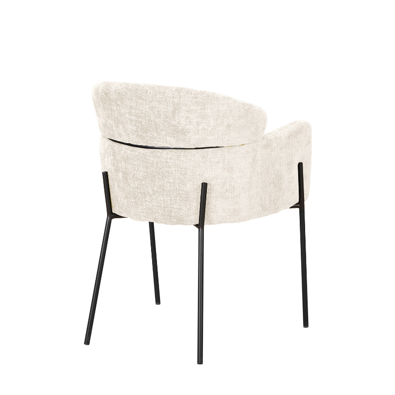 Eetkamerstoel Otis Wit 57x60.5x85 cm-Eetkamerstoelen-Starfurn