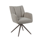 Eetkamerstoel Padua Mushroom Royal Boucle Brons Metalen-Eetkamerstoelen-LABEL51