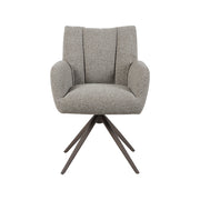 Eetkamerstoel Padua Mushroom Royal Boucle Brons Metalen-Eetkamerstoelen-LABEL51