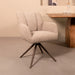 Eetkamerstoel Padua - Mushroom - Royal Boucle - Brons Metalen-Eetkamerstoelen-LABEL51