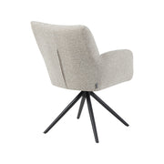 Eetkamerstoel Padua Naturel Royal Boucle Draaibaar 65x66x86 cm-Eetkamerstoelen-LABEL51