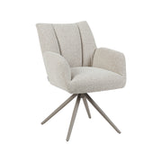 Eetkamerstoel Padua Naturel Royal Boucle Taupe Metalen-Eetkamerstoelen-LABEL51