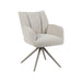 Eetkamerstoel Padua - Naturel - Royal Boucle - Taupe Metalen-Eetkamerstoelen-LABEL51