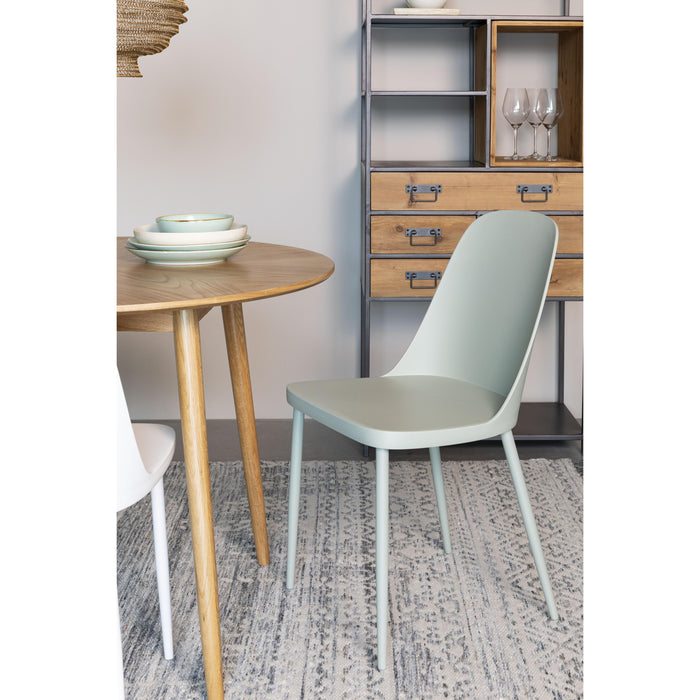Eetkamerstoel Pip All Mint Polypropyleen Groen 53.5x46 cm-Eetkamerstoelen-Creating Home