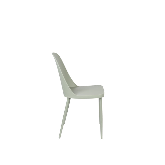Eetkamerstoel Pip All Mint Polypropyleen Groen 53.5x46 cm-Eetkamerstoelen-Creating Home
