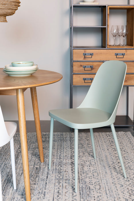 Eetkamerstoel Pip All Mint Polypropyleen Groen 53.5x46 cm-Fauteuils-Creating Home