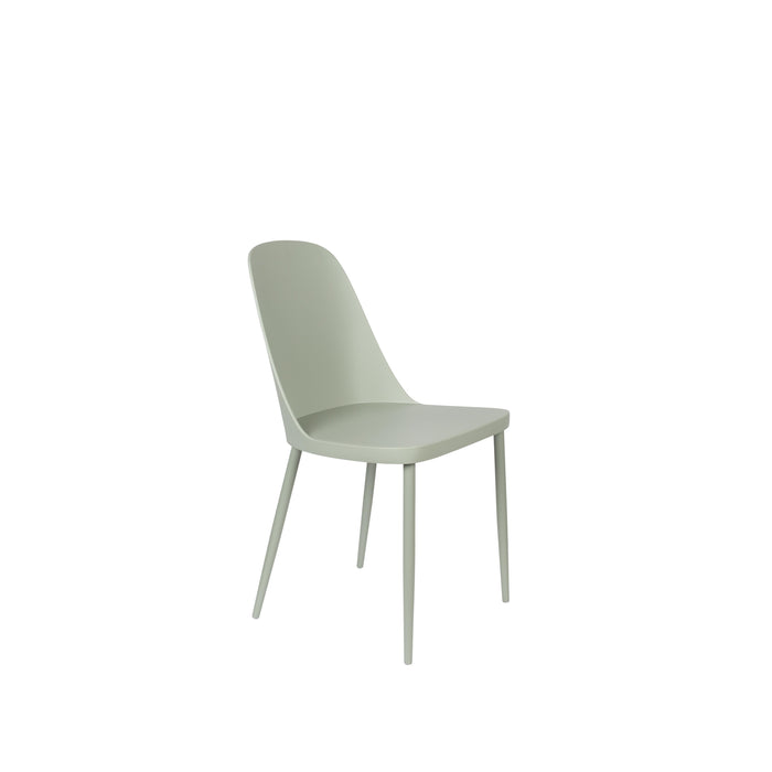 Eetkamerstoel Pip All Mint Polypropyleen Groen 53.5x46 cm-Fauteuils-Creating Home