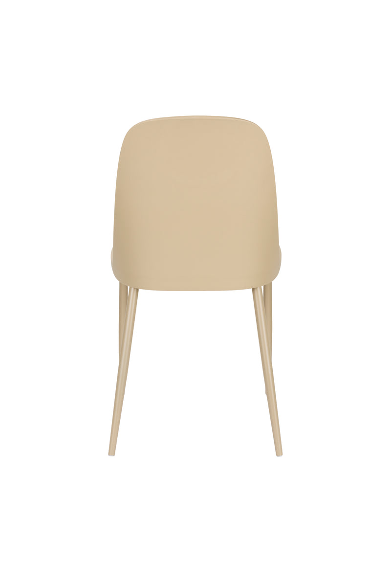 Eetkamerstoel Pip All Steel Beige 54x46 cm-Eetkamerstoelen-Creating Home