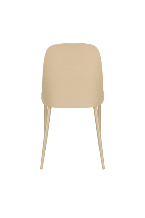 Eetkamerstoel Pip All Steel Beige 54x46 cm-Eetkamerstoelen-Creating Home