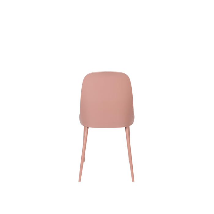Eetkamerstoel Pip Polypropyleen Roze 53.5x46 cm-Eetkamerstoelen-Creating Home