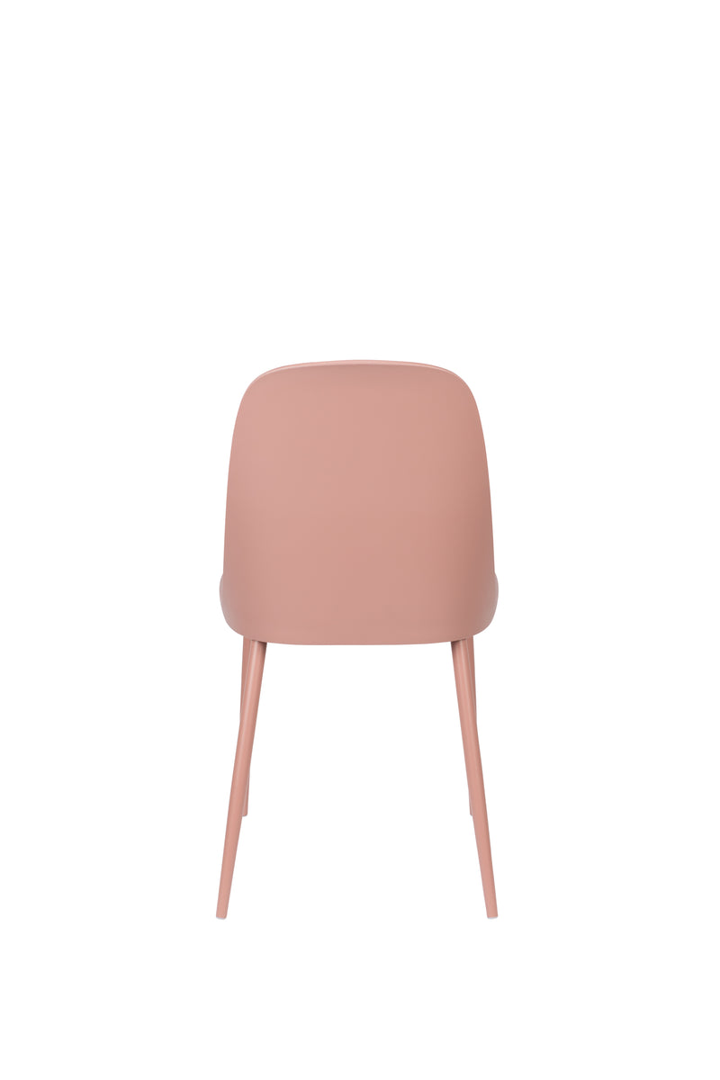 Eetkamerstoel Pip Polypropyleen Roze 53.5x46 cm-Eetkamerstoelen-Creating Home
