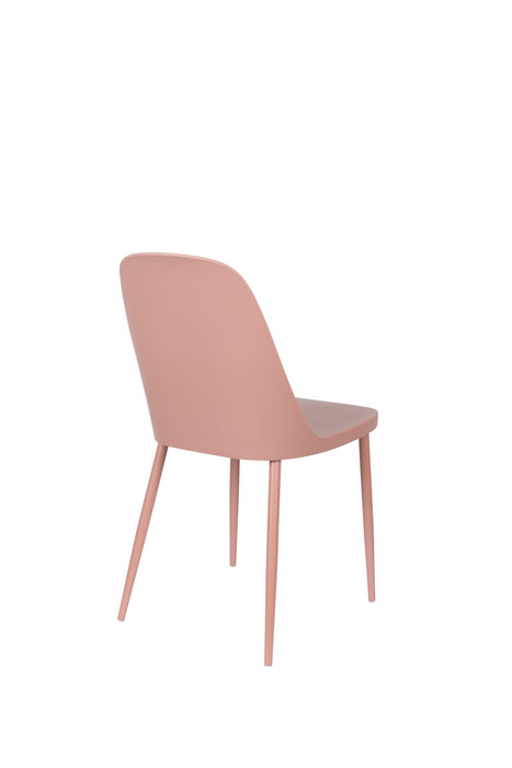 Eetkamerstoel Pip Polypropyleen Roze 53.5x46 cm-Fauteuils-Creating Home