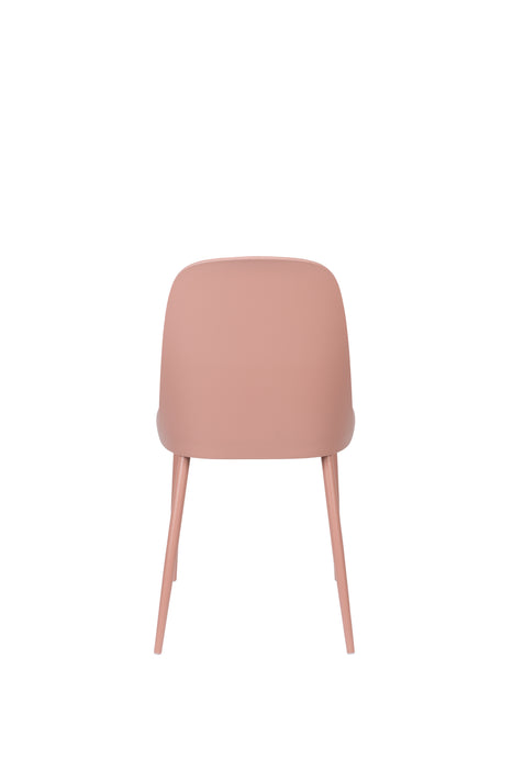 Eetkamerstoel Pip Polypropyleen Roze 53.5x46 cm-Fauteuils-Creating Home