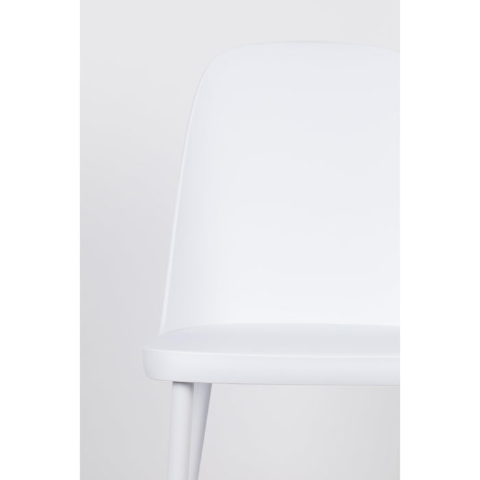 Eetkamerstoel Pip Polypropyleen Wit 53.5x46 cm-Eetkamerstoelen-Creating Home