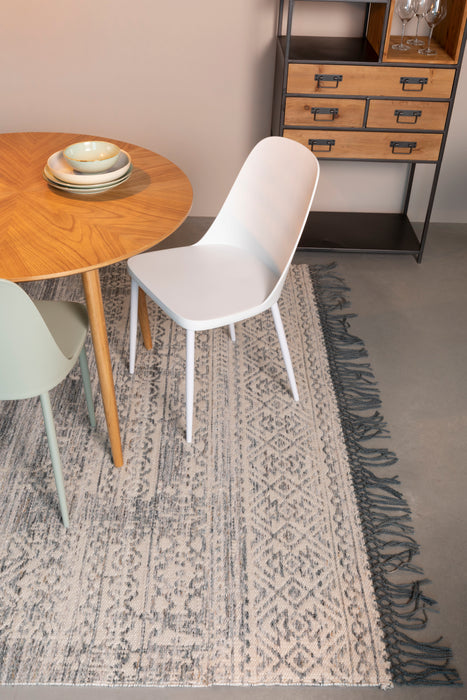 Eetkamerstoel Pip Polypropyleen Wit 53.5x46 cm-Eetkamerstoelen-Creating Home