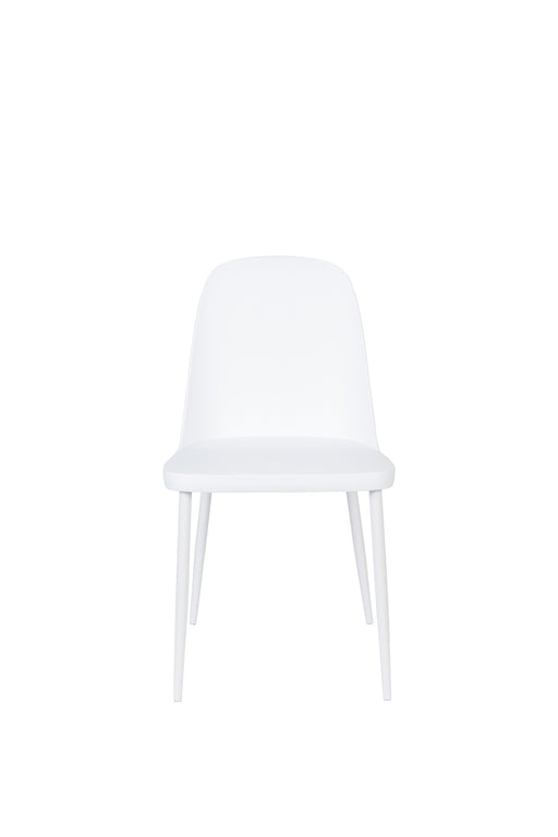 Eetkamerstoel Pip Polypropyleen Wit 53.5x46 cm-Eetkamerstoelen-Creating Home