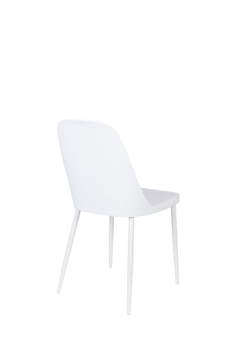 Eetkamerstoel Pip Polypropyleen Wit 53.5x46 cm-Eetkamerstoelen-Creating Home