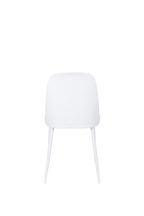 Eetkamerstoel Pip Polypropyleen Wit 53.5x46 cm-Eetkamerstoelen-Creating Home