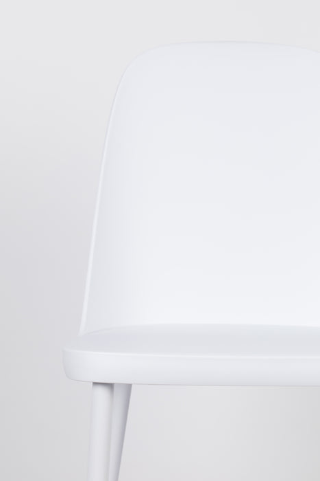 Eetkamerstoel Pip Polypropyleen Wit 53.5x46 cm-Eetkamerstoelen-Creating Home