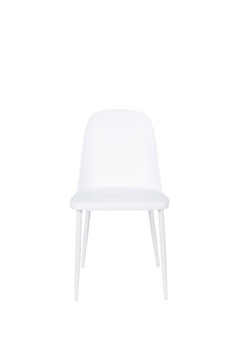Eetkamerstoel Pip Polypropyleen Wit 53.5x46 cm-Fauteuils-Creating Home