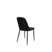 Eetkamerstoel Pip Polypropyleen Zwart 53.5x46 cm-Eetkamerstoelen-Creating Home