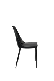 Eetkamerstoel Pip Polypropyleen Zwart 53.5x46 cm-Eetkamerstoelen-Creating Home