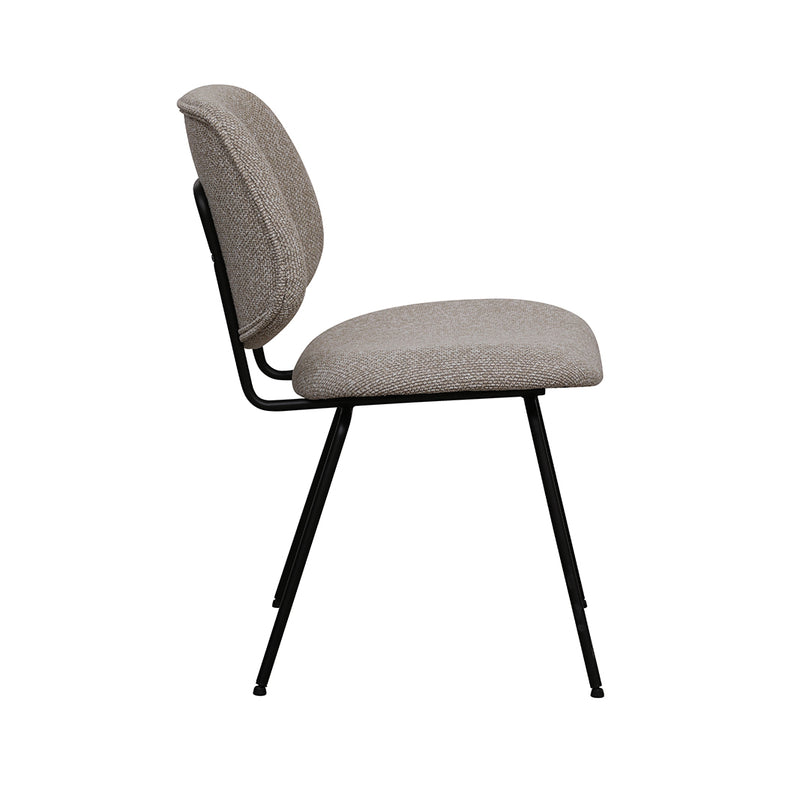 Eetkamerstoel Ravenna Naturel Royal Boucle 50x59x82 cm-Eetkamerstoelen-LABEL51