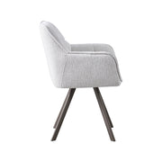 Eetkamerstoel Riley Stof Naturel 61x63x84 cm 180154181-Eetkamerstoelen-LABEL51