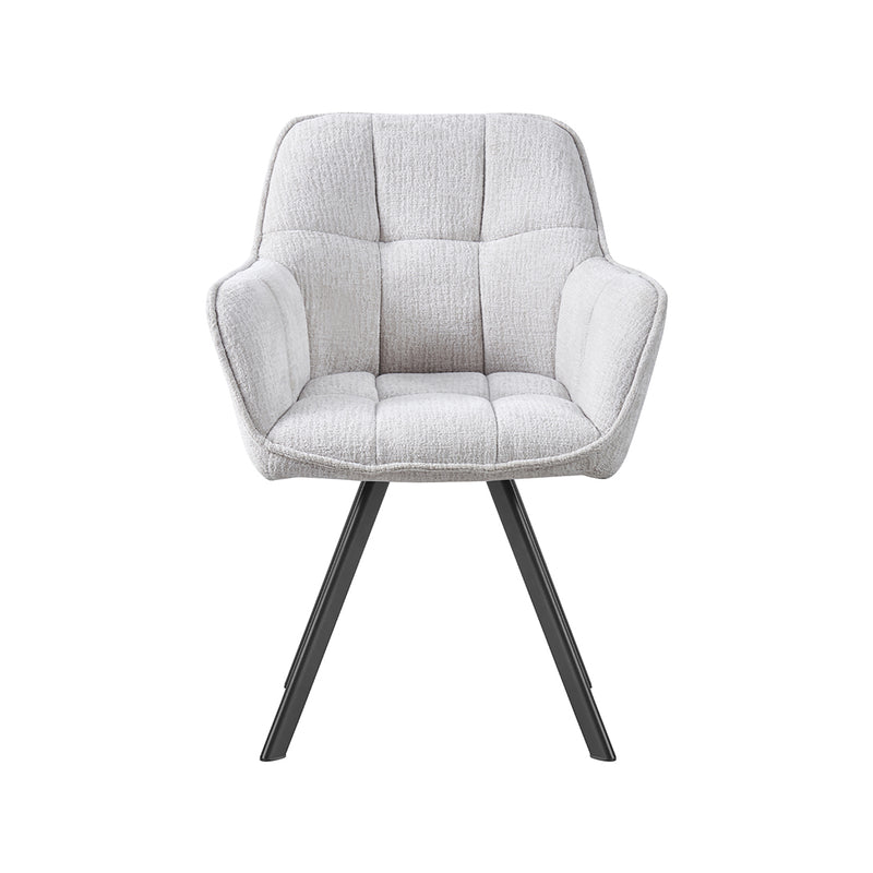 Eetkamerstoel Riley Stof Naturel 61x63x84 cm 180154183-Eetkamerstoelen-LABEL51