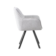 Eetkamerstoel Riley Stof Naturel 61x63x84 cm 180154183-Eetkamerstoelen-LABEL51
