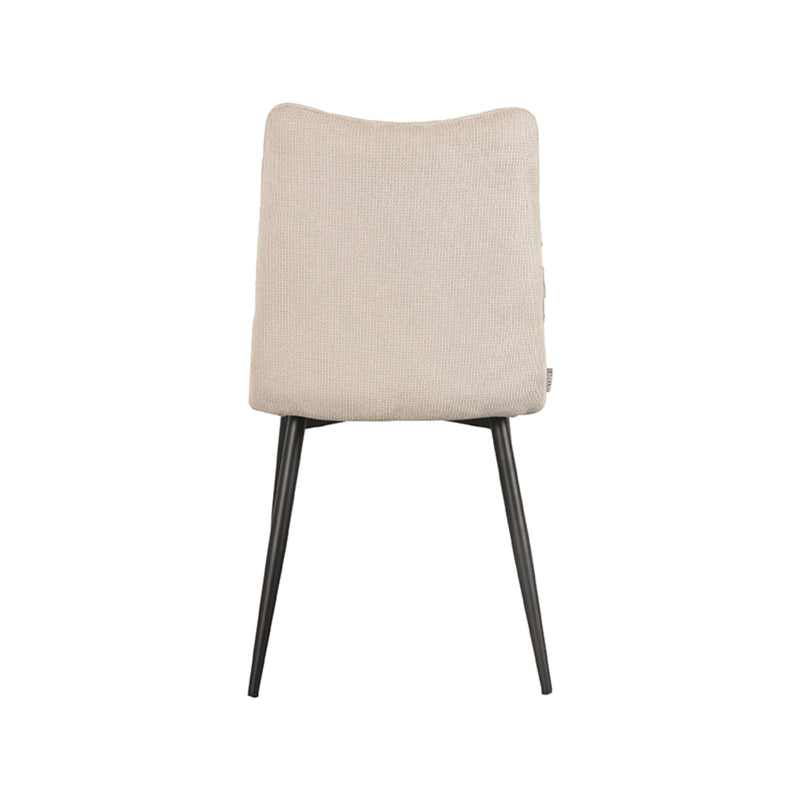 Eetkamerstoel Riv Naturel Cato Zwart Metalen Frame 47x59x88 cm-Eetkamerstoelen-LABEL51