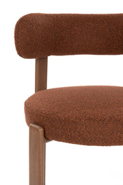 Eetkamerstoel Robyn Polyester Rood 52x48 cm-Eetkamerstoelen-Creating Home