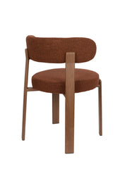 Eetkamerstoel Robyn Polyester Rood 52x48 cm-Eetkamerstoelen-Creating Home