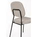 Eetkamerstoel Roos Light Polyester Beige 51x47 cm