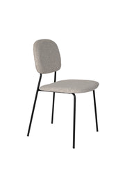 Eetkamerstoel Roos Light Polyester Beige 51x47 cm-Eetkamerstoelen-Creating Home