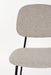 Eetkamerstoel Roos Light Polyester Beige 51x47 cm-Fauteuils-Creating Home