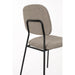 Eetkamerstoel Roos Warm Polyester Beige 51x47 cm-Eetkamerstoelen-Creating Home