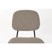 Eetkamerstoel Roos Warm Polyester Beige 51x47 cm