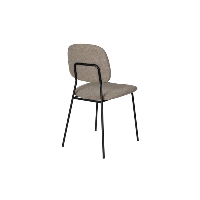 Eetkamerstoel Roos Warm Polyester Beige 51x47 cm-Eetkamerstoelen-Creating Home