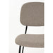 Eetkamerstoel Roos Warm Polyester Beige 51x47 cm-Eetkamerstoelen-Creating Home