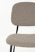 Eetkamerstoel Roos Warm Polyester Beige 51x47 cm-Eetkamerstoelen-Creating Home