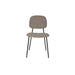 Eetkamerstoel Roos Warm Polyester Beige 51x47 cm-Eetkamerstoelen-Creating Home