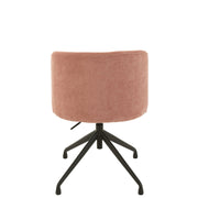 Eetkamerstoel Roze Stof 48 cm 48x56x48 cm-Eetkamerstoelen-J-Line