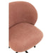 Eetkamerstoel Roze Stof 48 cm 48x56x48 cm-Eetkamerstoelen-J-Line
