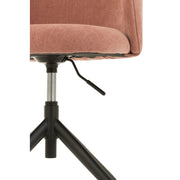 Eetkamerstoel Roze Stof 48 cm 48x56x48 cm-Eetkamerstoelen-J-Line