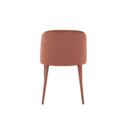 Eetkamerstoel Roze Stof Antiek 51 cm 51x58x80 cm-Eetkamerstoelen-J-Line