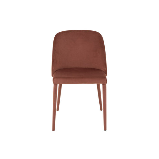 Eetkamerstoel Roze Stof Antiek 51 cm-Eetkamerstoelen-J-Line