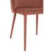 Eetkamerstoel Roze Stof Antiek 51 cm-Eetkamerstoelen-J-Line