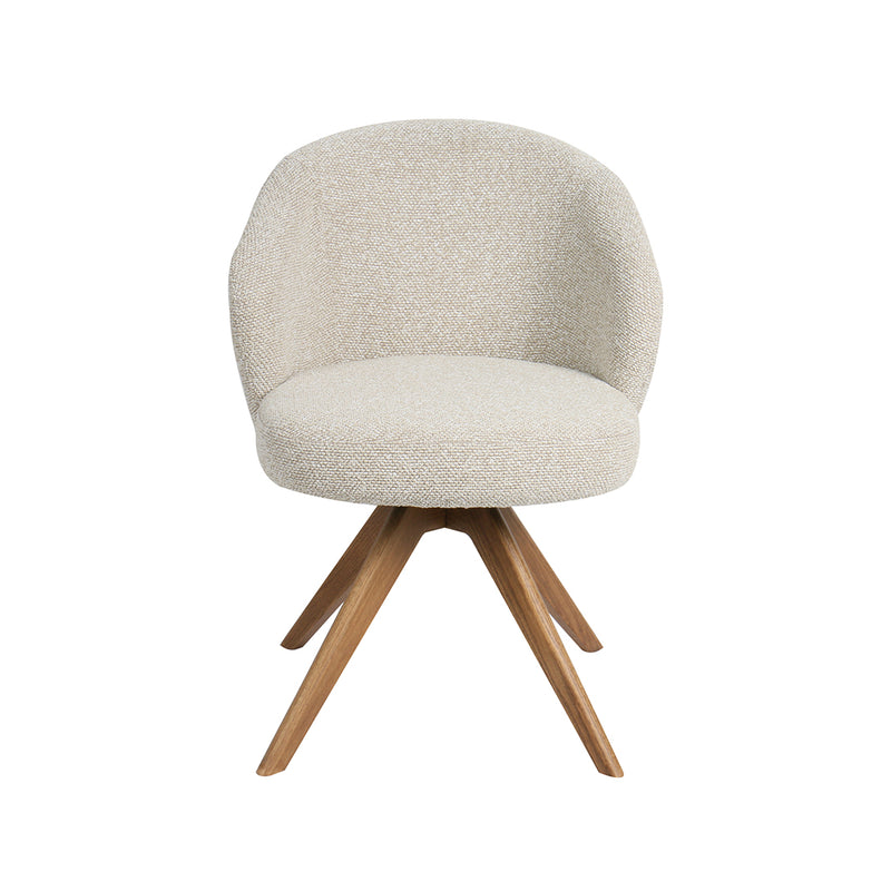 Eetkamerstoel Sabi Naturel Royal Boucle Naturel Houten-Eetkamerstoelen-LABEL51