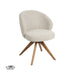Eetkamerstoel Sabi - Naturel - Royal Boucle - Naturel Houten-Eetkamerstoelen-LABEL51